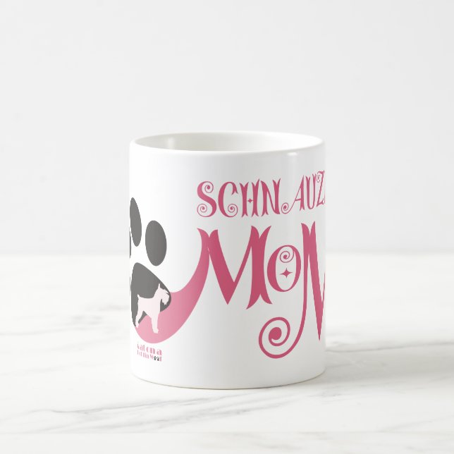 Schnauzer Mamma-kaffe Mugg (Center)