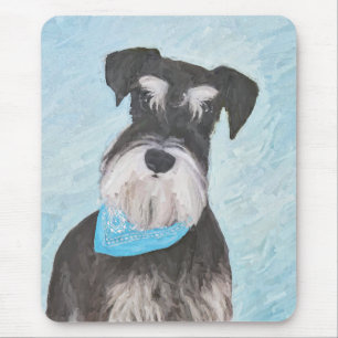 Schnauzer (Miniature) Painting - Cute Original Hun Musmatta