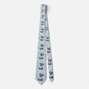 Schnauzer (Miniature) Painting - Cute Original Hun Slips