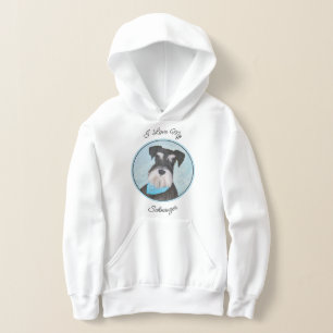 Schnauzer (Miniature) Painting - Cute Original Hun T Shirt