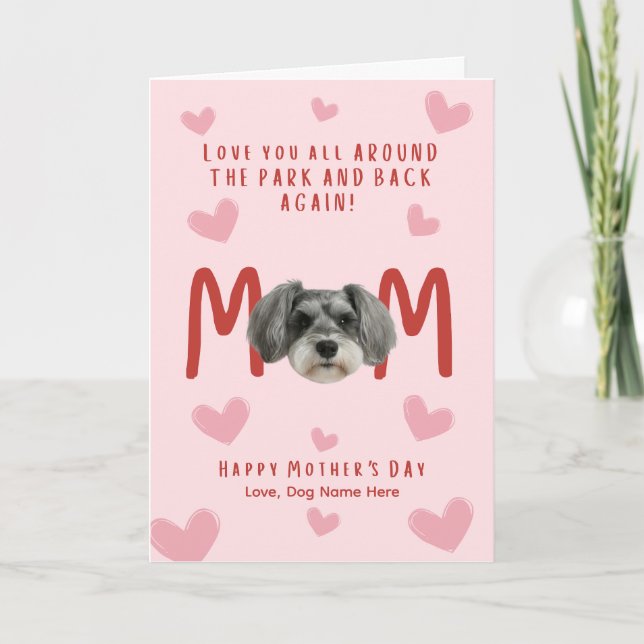 schnauzer Morsdagskort Kort (Framsida)