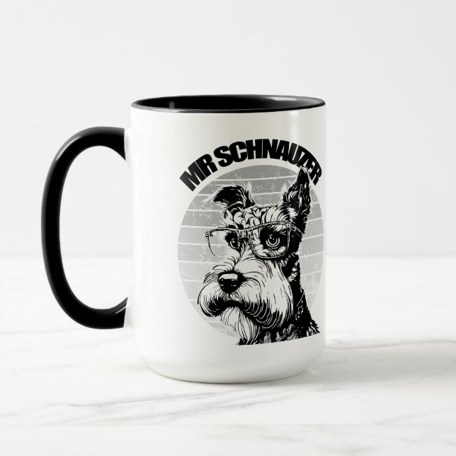 Schnauzer Mugg (Vänster)