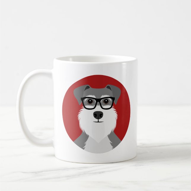 Schnauzer Mugg (Vänster)