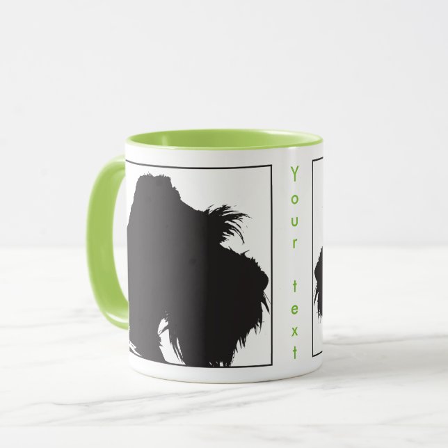 Schnauzer Mugg (Framsida vänster)