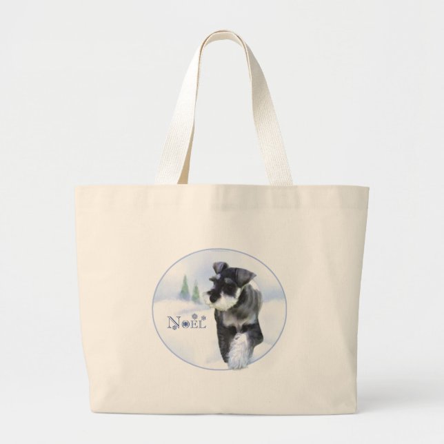 Schnauzer Noel Jumbo Tygkasse (Framsidan)