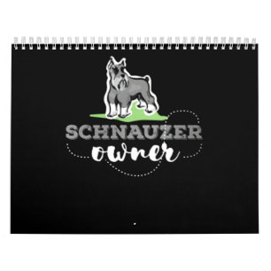 Schnauzer Owner Älskare Kalender