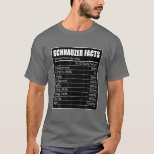 Schnauzer Owner Hund älskare Schnauzer Facts T Shirt
