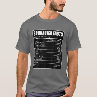 Schnauzer Owner Hund älskare Schnauzer Facts T Shirt