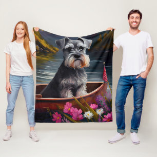Schnauzer på en Paddle: En kristen Äventyr Fleecefilt