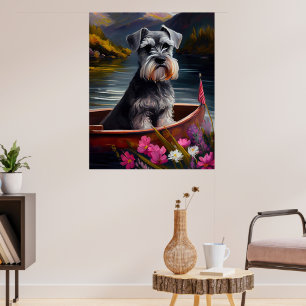 Schnauzer på en Paddle: En kristen Äventyr Poster