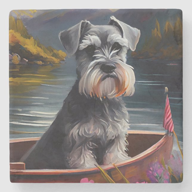 Schnauzer på en Paddle: En kristen Äventyr Stenunderlägg (Framsidan)