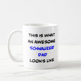 schnauzer pappa, fantastisk kaffemugg