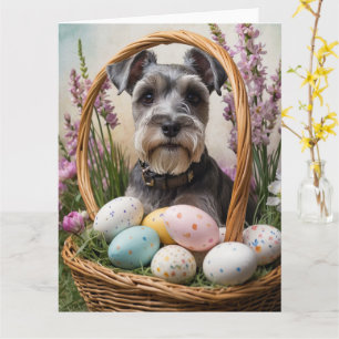 Schnauzer påskägg kort