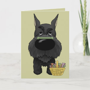 Schnauzer - påskbenjakt, någon? helgkort