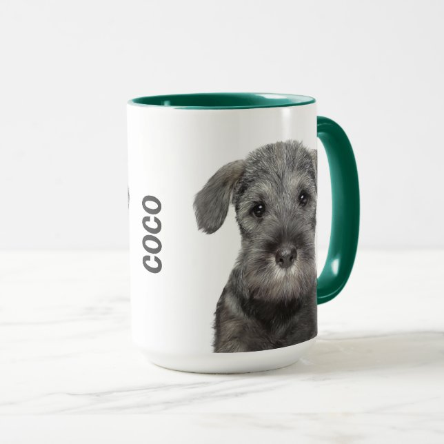 Schnauzer Personlig mugg (Framsida höger)