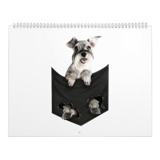 Schnauzer Pocket Mid Classic-ficka Kalender