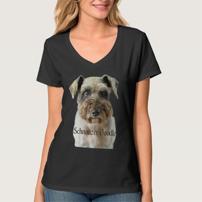 Schnauzer Poodle Dog Shirt Schnauzer Poodle T Shirt (Framsida)