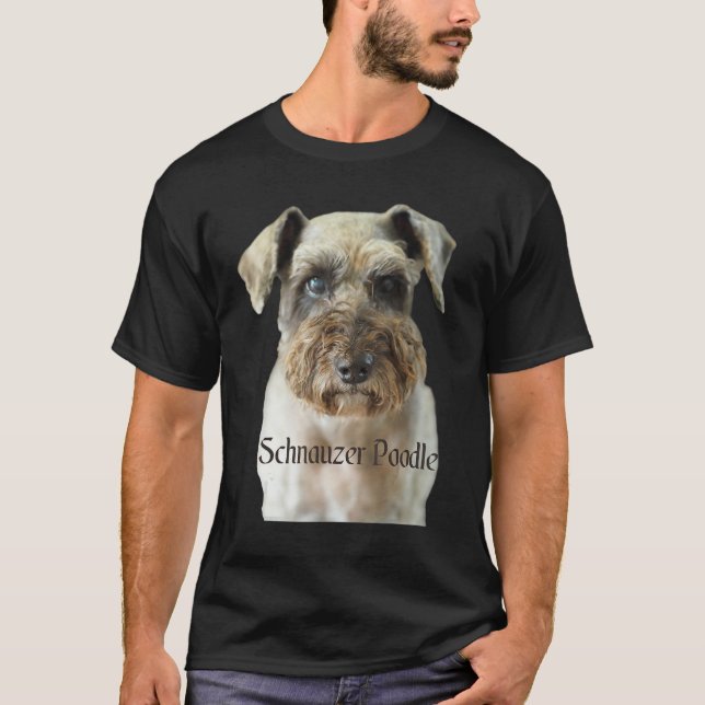 Schnauzer Poodle Dog Shirt Schnauzer Poodle T Shirt (Framsida)