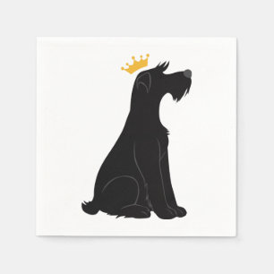Schnauzer Prince Pappersservett