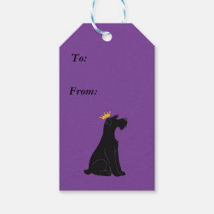 Schnauzer Prince Presentetikett