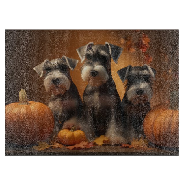 Schnauzer Puppy Autumn Delight Pumpkin (Framsidan)