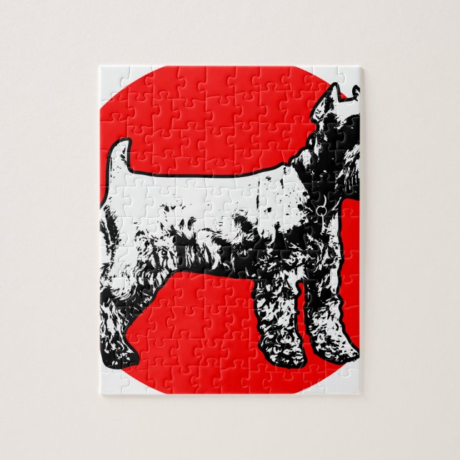 Schnauzer Pussel (Vertikal)