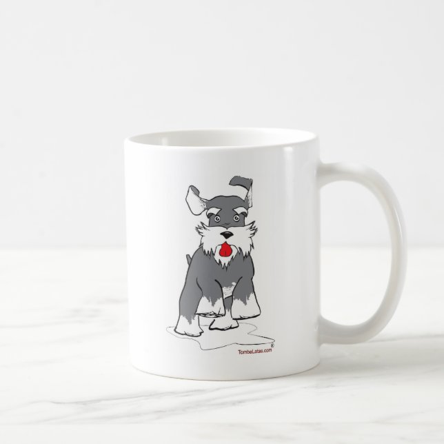 Schnauzer Running Kaffemugg (Höger)