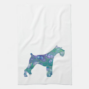 Schnauzer, Schnauzer Gifts, Schnauzer Kökshandduk