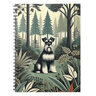Schnauzer Spiral Photo Notebook Anteckningsbok
