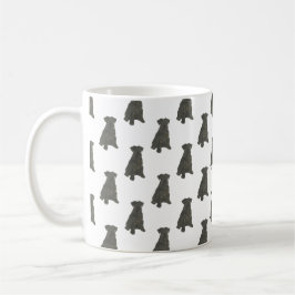Schnauzer (svart) kaffemugg