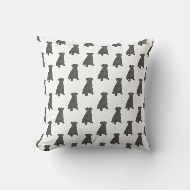 Schnauzer (svart) kudde (Framsida)