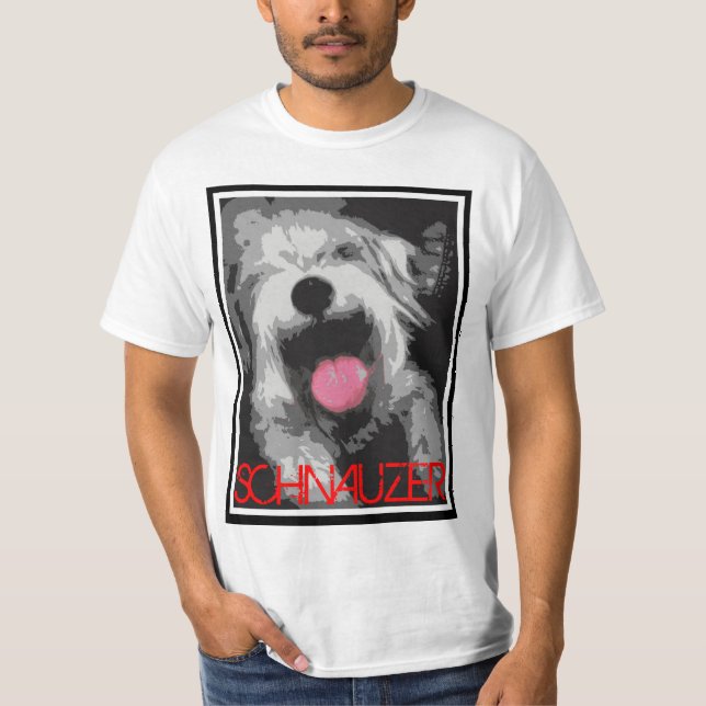 Schnauzer! T-shirt (Framsida)