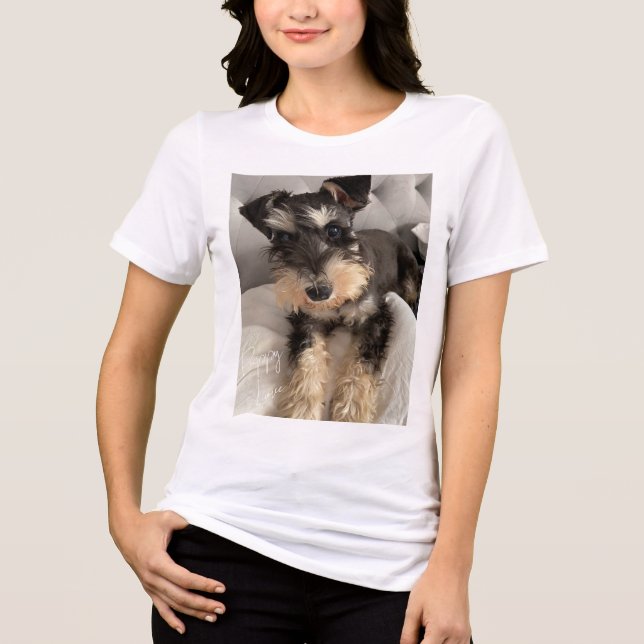 Schnauzer T-Shirt (Framsida)