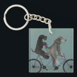 Schnauzer Tandem<br><div class="desc">Schnauzer Tandem av Fabfunky. Har schnauzers som kör en cykel i en vismisk,  steampunk stil. | 192047D</div>