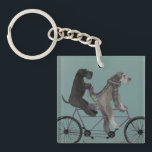 Schnauzer Tandem<br><div class="desc">Schnauzer Tandem av Fabfunky. Har schnauzers som kör en cykel i en vismisk,  steampunk stil. | 192047D</div>