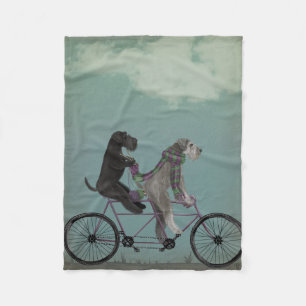 Schnauzer Tandem Fleecefilt