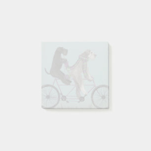 Schnauzer Tandem Post-it Block