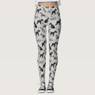 Schnauzer Tass och Bones Leggings