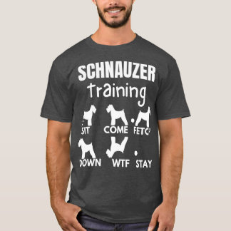 Schnauzer Training Schnauzer Hund Tricks 2 T Shirt