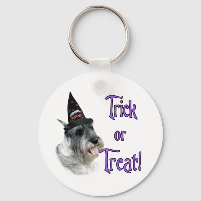 Schnauzer Trick Nyckelring (Framsida)