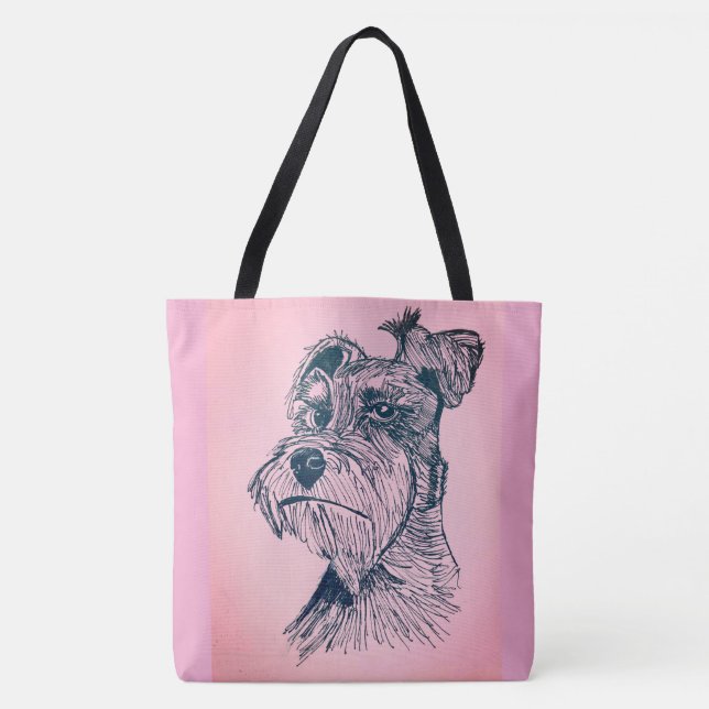 Schnauzer Tygkasse (Framsida)