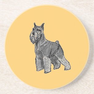 Schnauzer Underlägg Sandsten