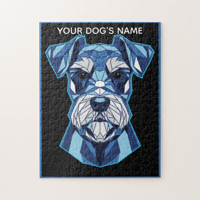 Schnauzer Valp  Pussel (Vertikal)