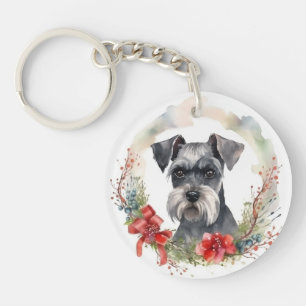 Schnauzer-Valpen för julfrö