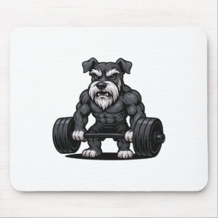 Schnauzer Weightlift Bodybuilding der Workout Gym Musmatta