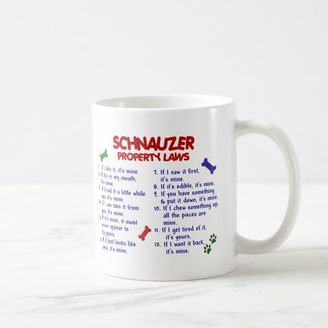 SCHNAUZERegendomlagar 2 Kaffemugg (Höger)