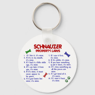 SCHNAUZERegendomlagar 2 Nyckelring