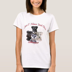 Schnauzeren kan inte ha precis en dräkt t-shirt