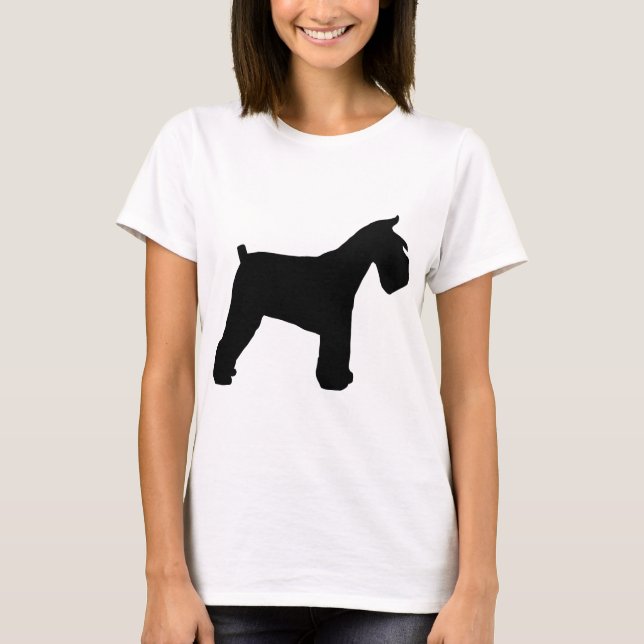 Schnauzeren utrustar tee shirt (Framsida)