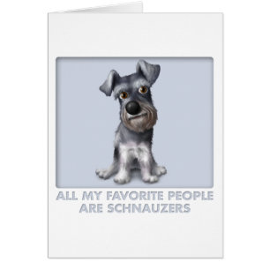 Schnauzerfavorit Hälsningskort